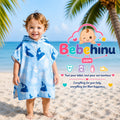 Baby Boys Whale Beach Poncho – Blue